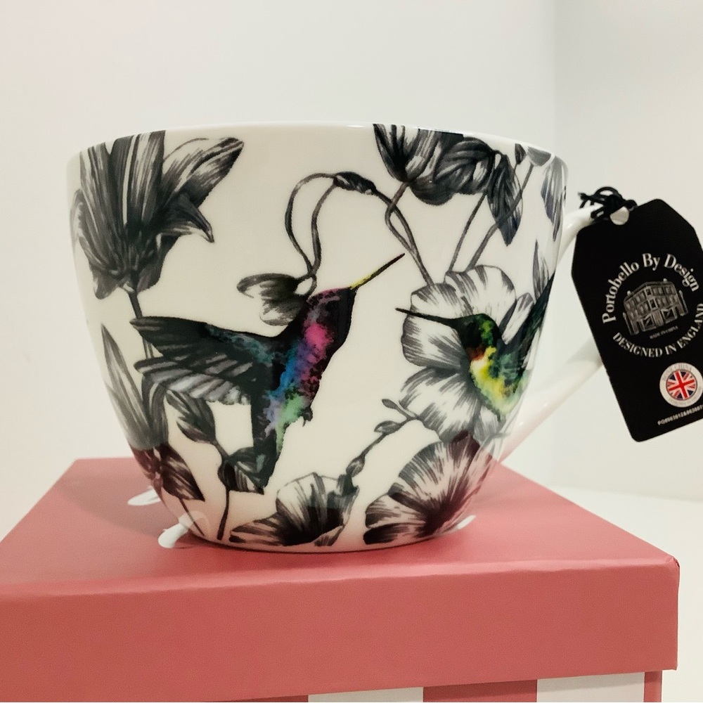 Portobello by Design, Hummingbird Bone China Mug , Designed in England ❤️